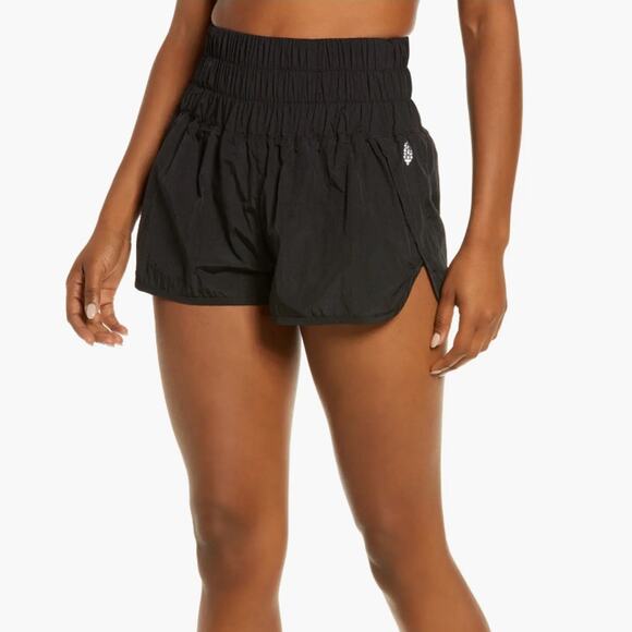 Free People Pants - FP Movement THE WAY HOME Athletic Short in Black Women's Large